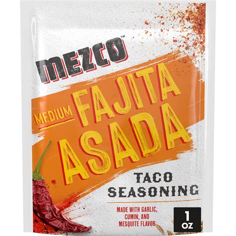 Mezco Taco Seasoning, Medium Fajita Asada Flavor, Great with Chicken, 1 ...