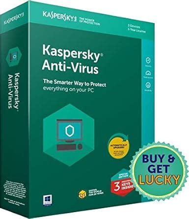 Kaspersky Antivirus Latest Version - 3 Users, 1 Year (3 Individual keys ...