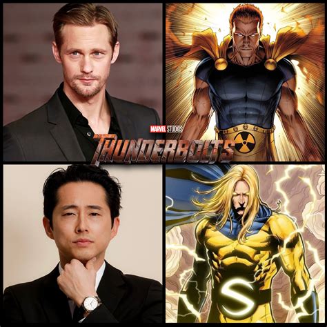 Great News Alexander Skarsgard As Hyperion And Steven Yeun As Sentry ...