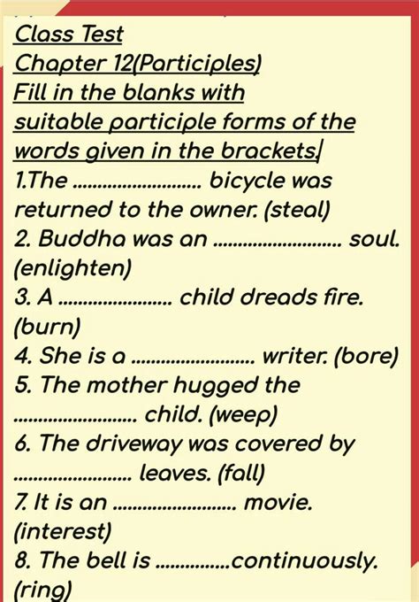 Solve this worksheet - Brainly.in