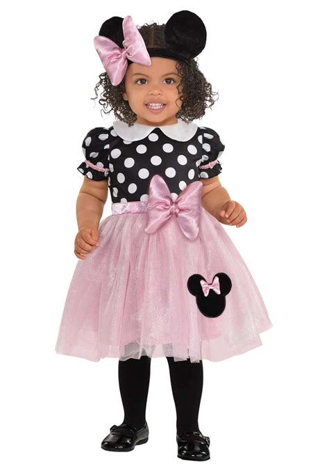 Girl's Pink Minnie Mouse Infant Costume | Disney Costumes