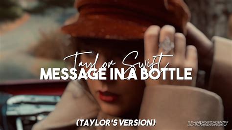 Taylor Swift - Message In A Bottle [Taylor's Version] (Lyrics) - YouTube