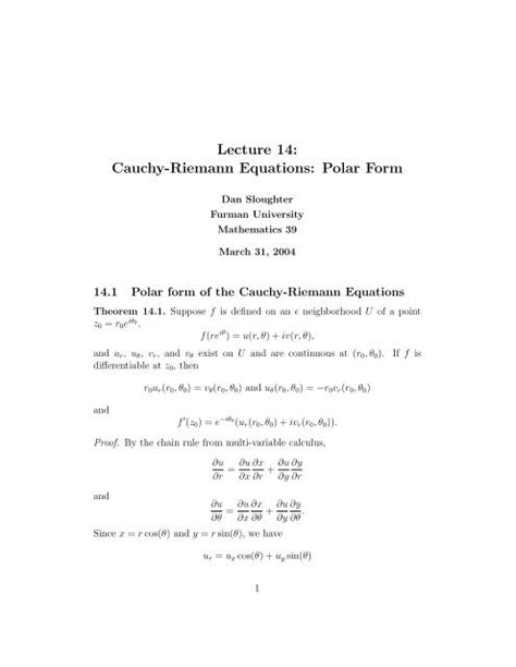 Cauchy-Riemann Equations Example 的图像结果
