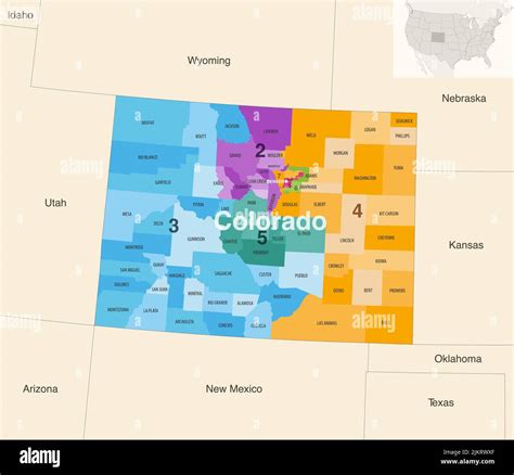 Colorado State District Map