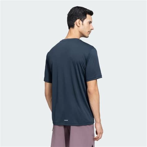 adidas Solid AEROREADY Training Workout Tee - Blue | adidas India