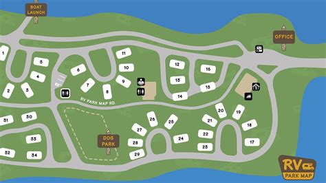 RV Park Maps RV Park Signs - Map09a rv park map