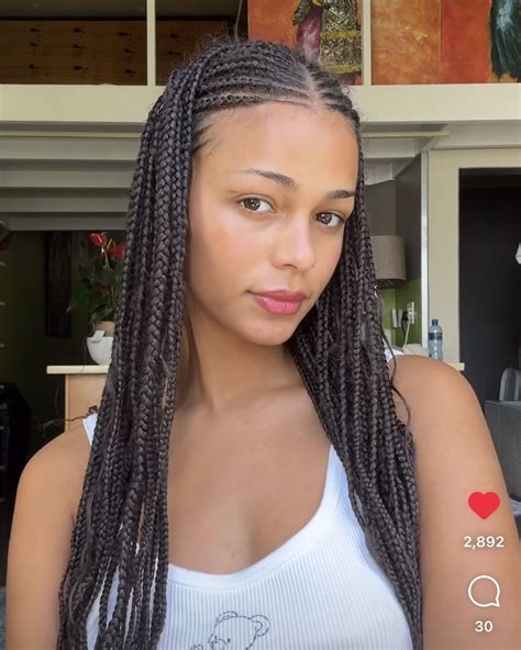 Pin by V 🦋 on IG Inspo | Braids for short hair, Big box braids ...