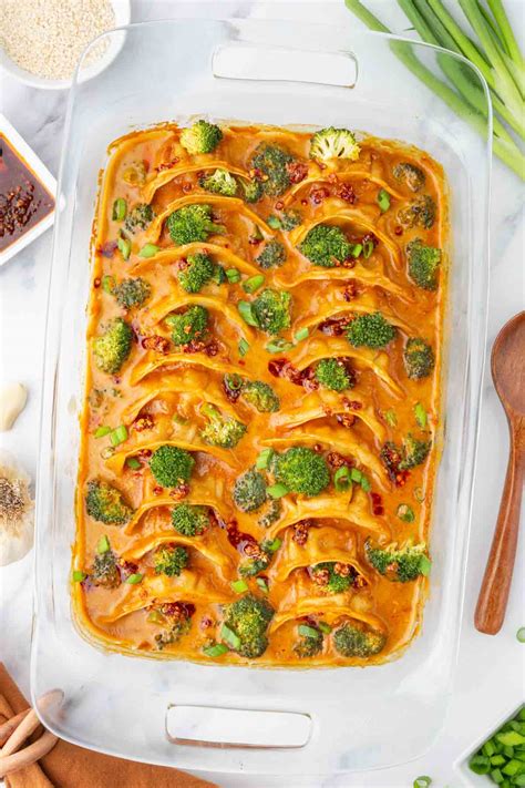 Viral One-Pan Dumping Bake {Potsticker Casserole}