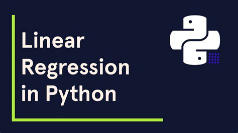 Linear Regression Model in Python 的图像结果