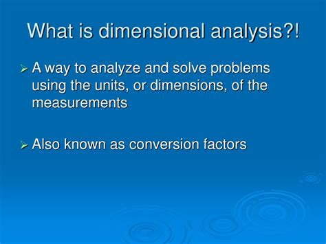 Dimensional Analysis Explained 的图像结果