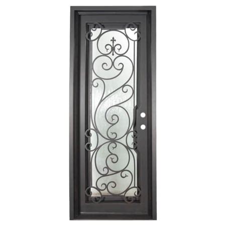 Pinkys Iron Doors HI-SF-3696-LHOS-TB Hills Thermally Broken Single Flat ...