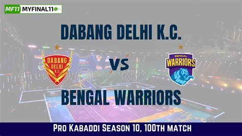 DEL vs BEN Dream11 Team Prediction Today Kabaddi Match, Pro Kabaddi ...
