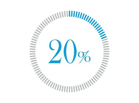20 Percent Loading. 20 Percent Loading circle diagrams Infographics ...