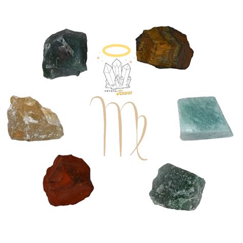 Virgo Healing Crystals and Stones Set