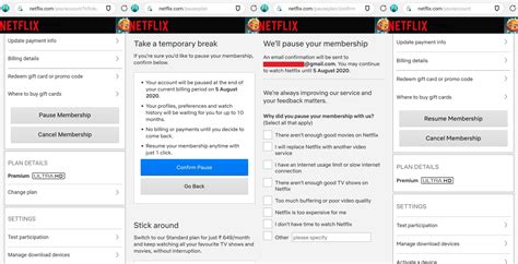 Netflix’s New Test Allows Users To 'Pause Membership' For Up To 10 ...