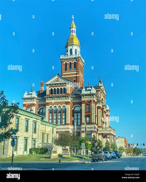Cool building in Dubuque Iowa Stock Photo - Alamy