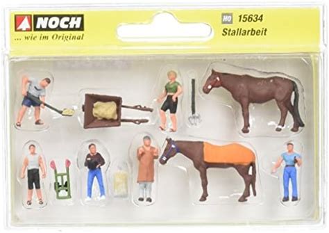 Noch 15634 Stable Work 8/ H0 Scale Figures : Amazon.in: Toys & Games