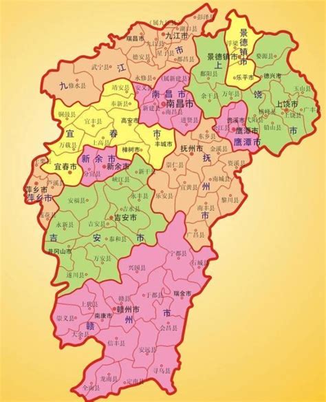 九江地图地形版_九江市地图查询