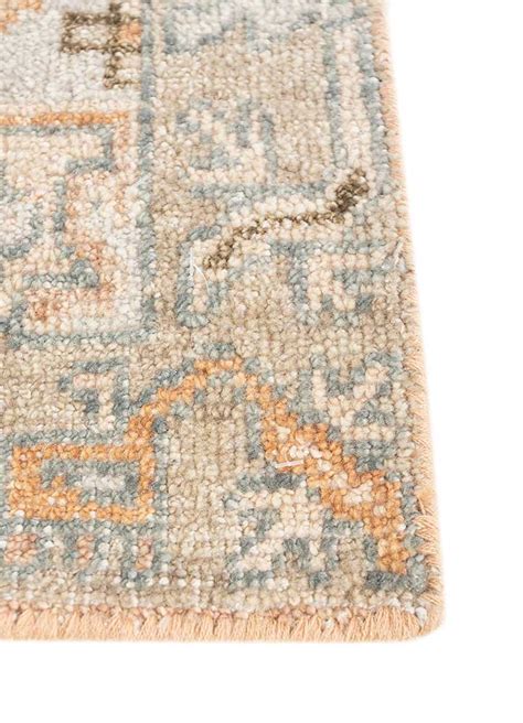 GS-2018 savana beige and brown Hand Knotted wool Rugs - Jaipur Rugs India