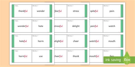 Suffix Loop Cards ful (teacher made)