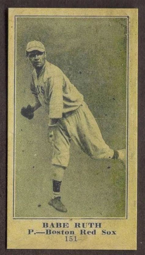 5 Card Lot Babe Ruth Rookie Facsimile Autograph Back Reprint Mint 5 ...