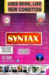 ICSE SYNTAX Class-5 (Old Book): Buy ICSE SYNTAX Class-5 (Old Book) by ...