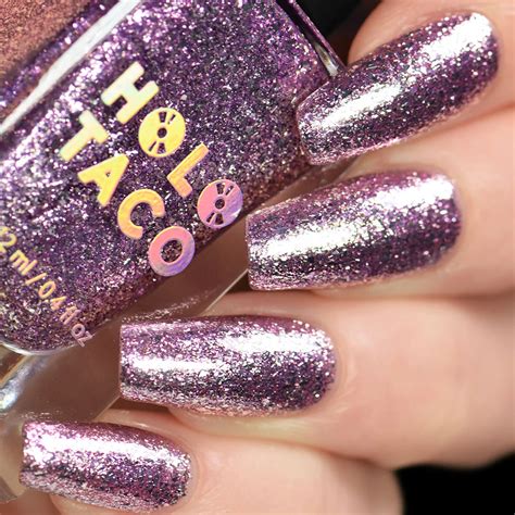 Buy Holo Taco- Fake Date Pink Holographic Nail Polish | ILMP