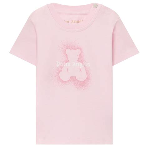 Palm Angels – Baby Girls Bear Logo-Print T-Shirt – Little Tags Luxury