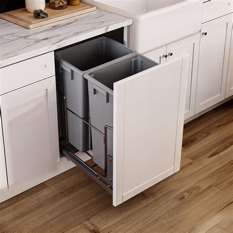 ModFusion 35L Dual Compartment Under Counter Kitchen Cabinet Pull-Out ...