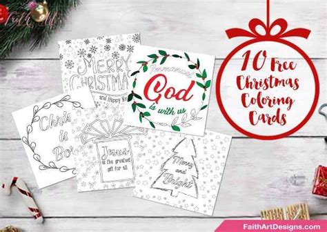 Free Printable Coloring Christmas Cards :: Southern Savers