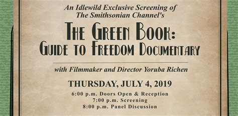 Idlewild's Screening of The Green Book: Guide to Freedom Documentary | Experience Idlewild