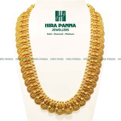 Antique Lakshmi Devi Kasula Haram – Hirapanna Jewellers