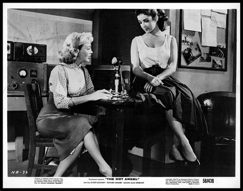 Jackie Loughery + Heather Ames in The Hot Angel (1958) ORIGINAL PHOTO M ...