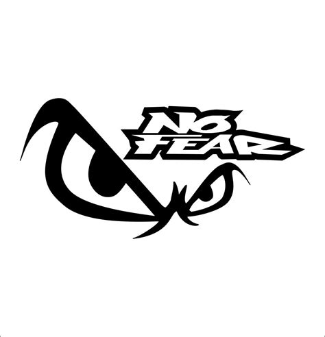 No Fear Logo Face 8 Eyes Face Badboy No Fear Stickers/Decals