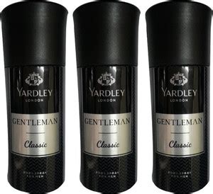 Yardley London Gentleman Body Spray Pack Of 3 Deodorant Spray - For Men ...
