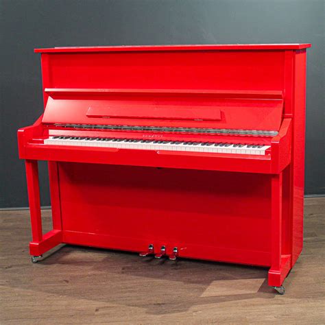 Red Upright Piano