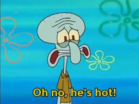 Aaron Margolin on Twitter | Memes, Oh no he's hot, Spongebob funny