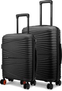 NASHER MILES Mumbai Hard-Side Polypropylene Shell 55 & 65cm Trolley Bag ...