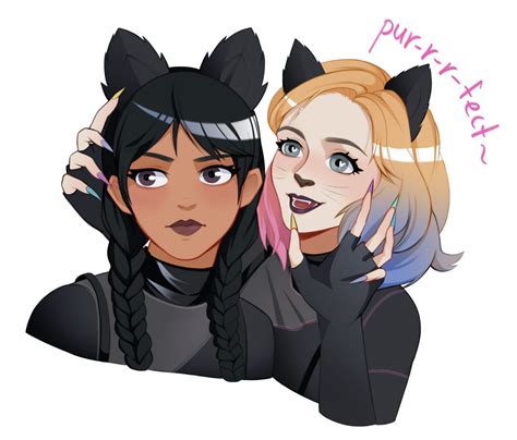 Wednesday x Enid by Intariart on DeviantArt