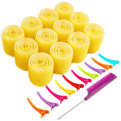 48 pack Hair Rollers, Jumbo Hair Rollers, Large Self India | Ubuy
