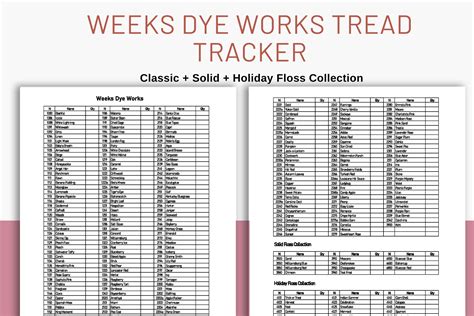 Image result for Weeks Dye Works Color Chart