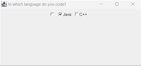 Image result for Java AWT Checkbox