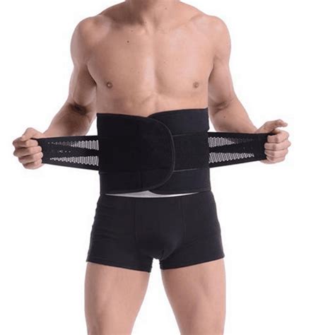 lumbar lower back support brace sport waist trainer belt body shaper at ...