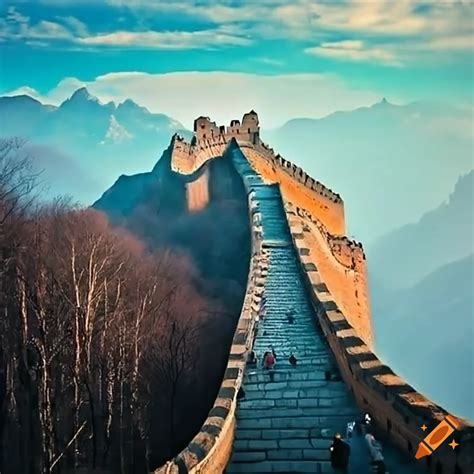 Great wall of china on Craiyon