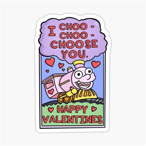 "I cho cho choose you Valentines Simpsons" Sticker for Sale by ...