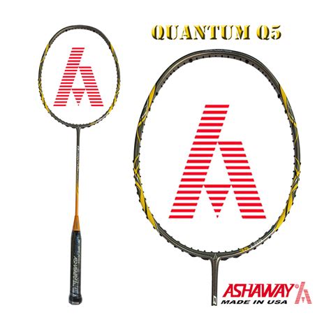 ASHAWAY RACQUET QUANTUM Q5 New 35lbs – Quickway Sports