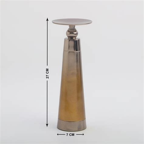 Buy Eternity Vogue Aluminium Pillar Candle Holder from Home Centre at ...