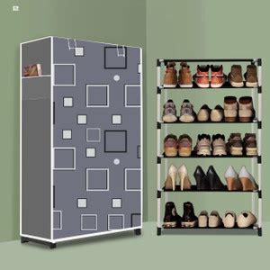 FurniGully 5 Tier Foldable Shoe Rack – Space Saver, Universal for Entry ...