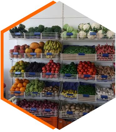 Fruit & Vegetable Display Racks Manufacturer & Supplier in Rajkot