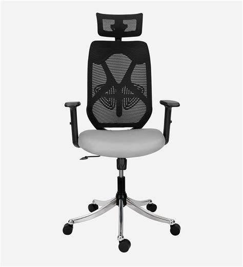Oxford Supreme Ergonomic High Back Chair in Metal Base (Grey) : Amazon ...